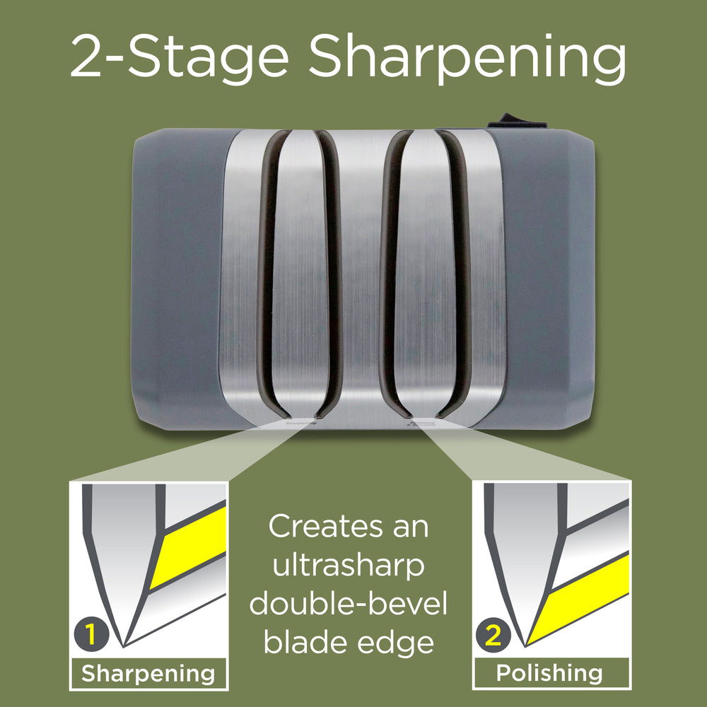 The EdgeCraft E4635 AngleSelect Manual Knife Sharpener is the ultimate  solution for keeping your 15 and 20 degree class knives ready to go. This  sharpener uses 100 precent diamonds, the hardest natural