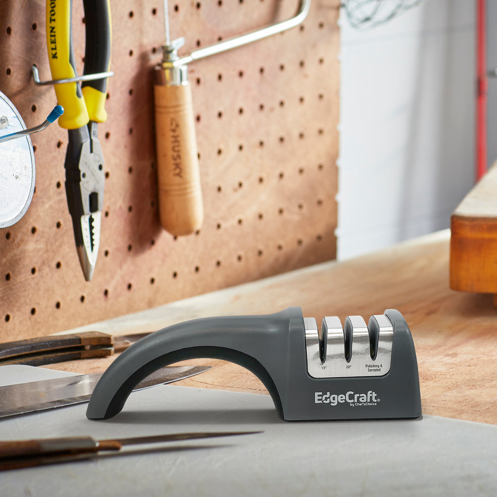 The EdgeCraft E4635 AngleSelect Manual Knife Sharpener is the